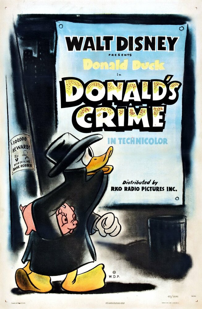 Преступление Дональда (1945) постер