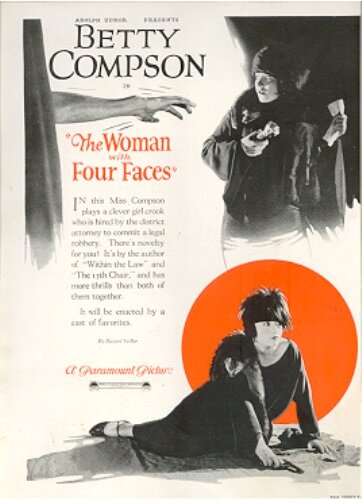 Женщина в маске (1923) постер