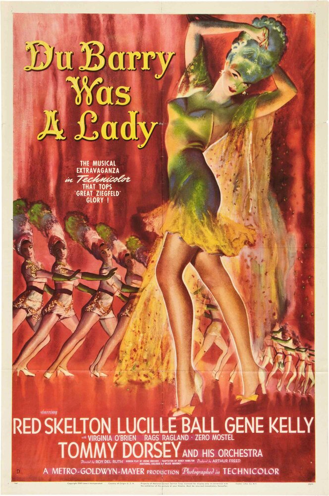 Дюбарри была дамой (1943) постер