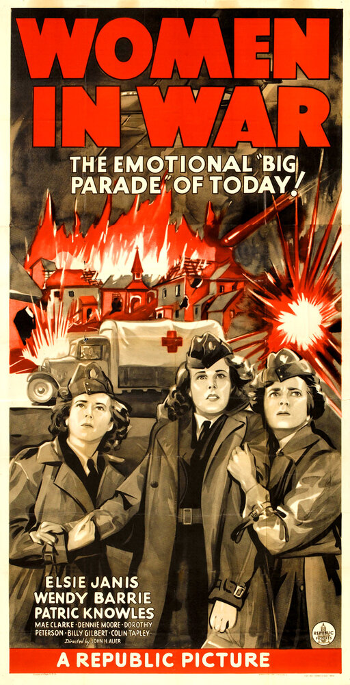 Женщины на войне (1940) постер