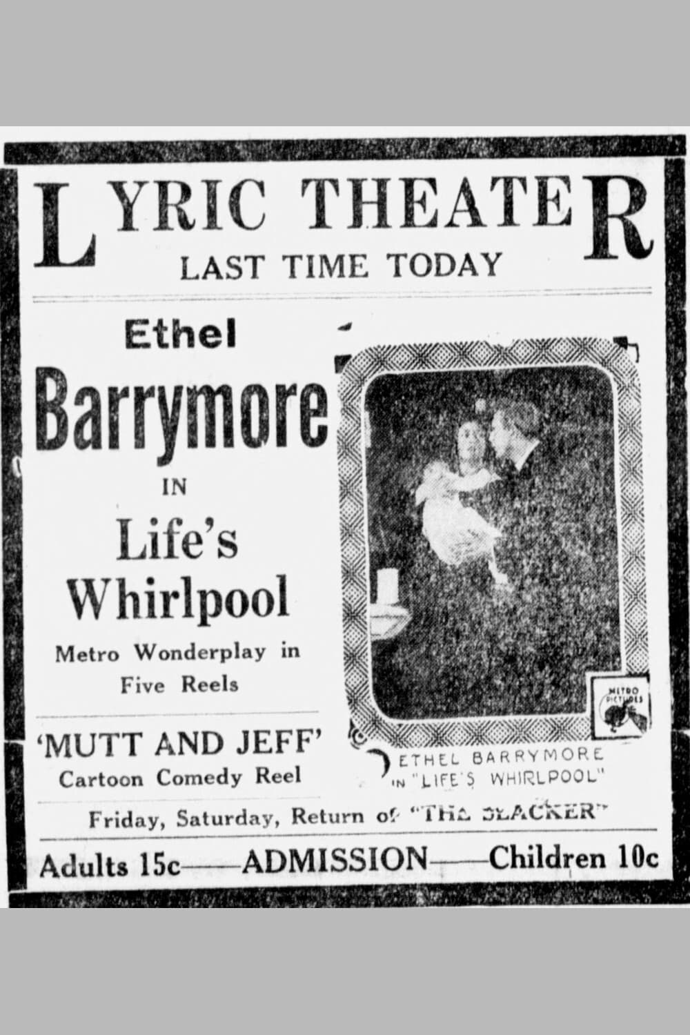 Life's Whirlpool (1917) постер