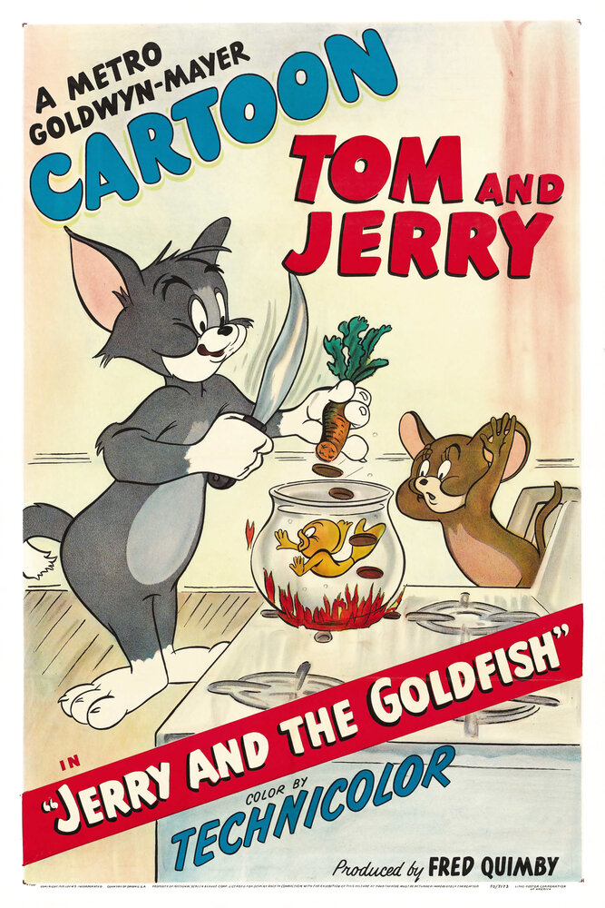 Джерри и золотая рыбка (1951) постер