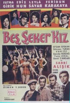Bes seker kiz (1964) постер