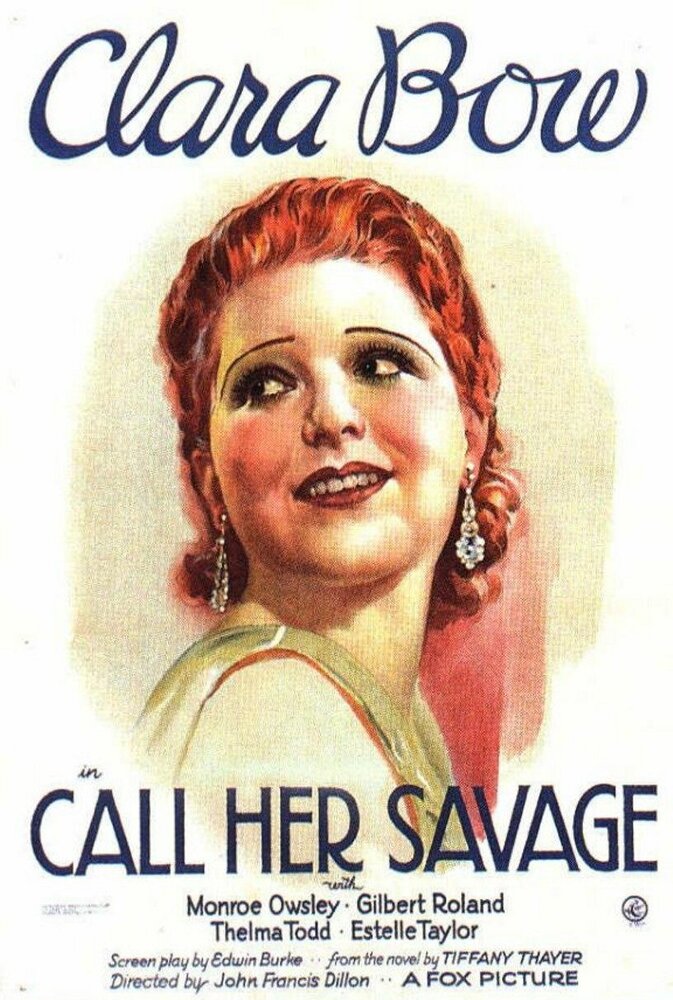 Называй ее дикой (1932) постер
