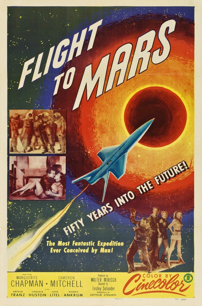 Полет на Марс (1951) постер