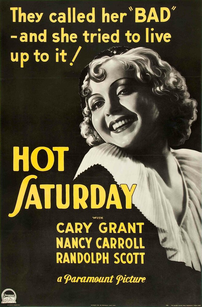 Жаркая суббота (1932) постер