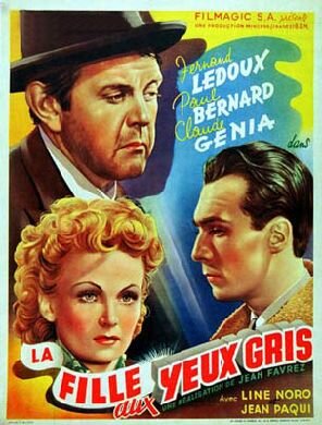 La fille aux yeux gris (1945) постер