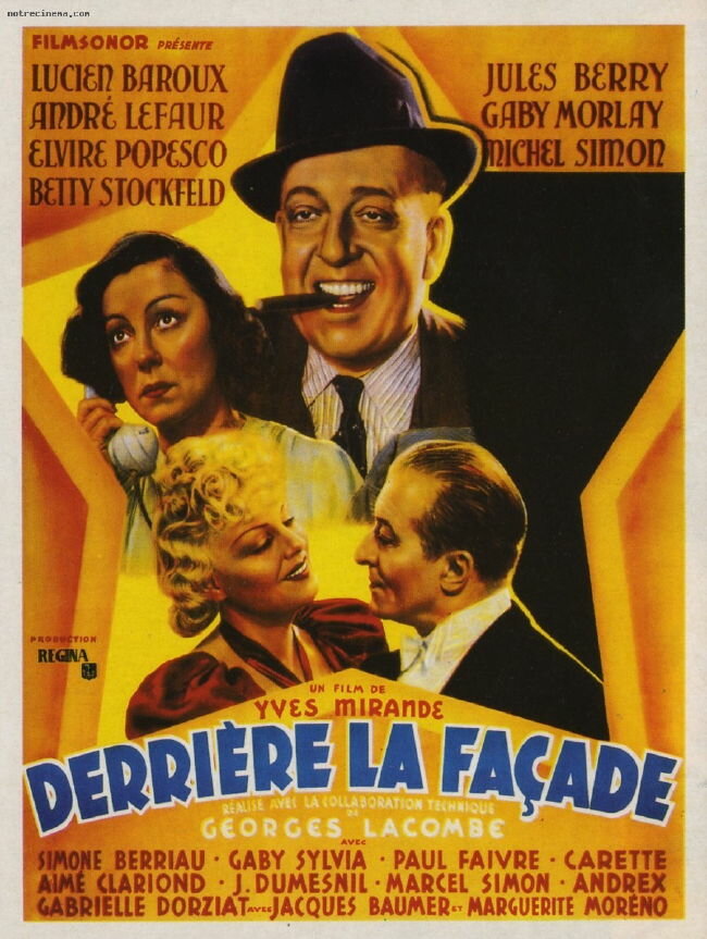 За фасадом (1939) постер