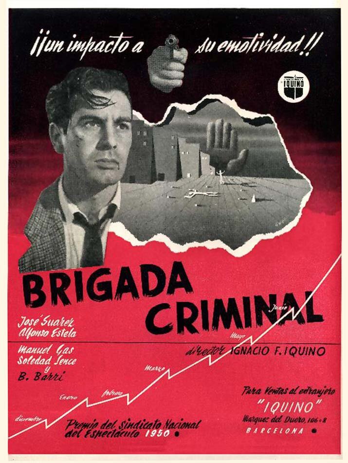 Brigada criminal (1950) постер