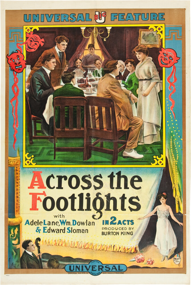 Через рампы (1915) постер