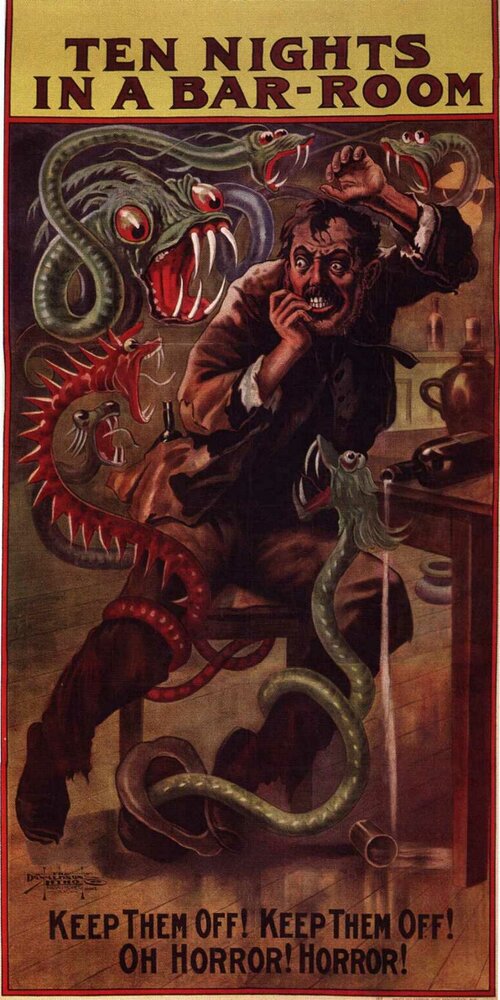 Десять ночей в баре (1909) постер