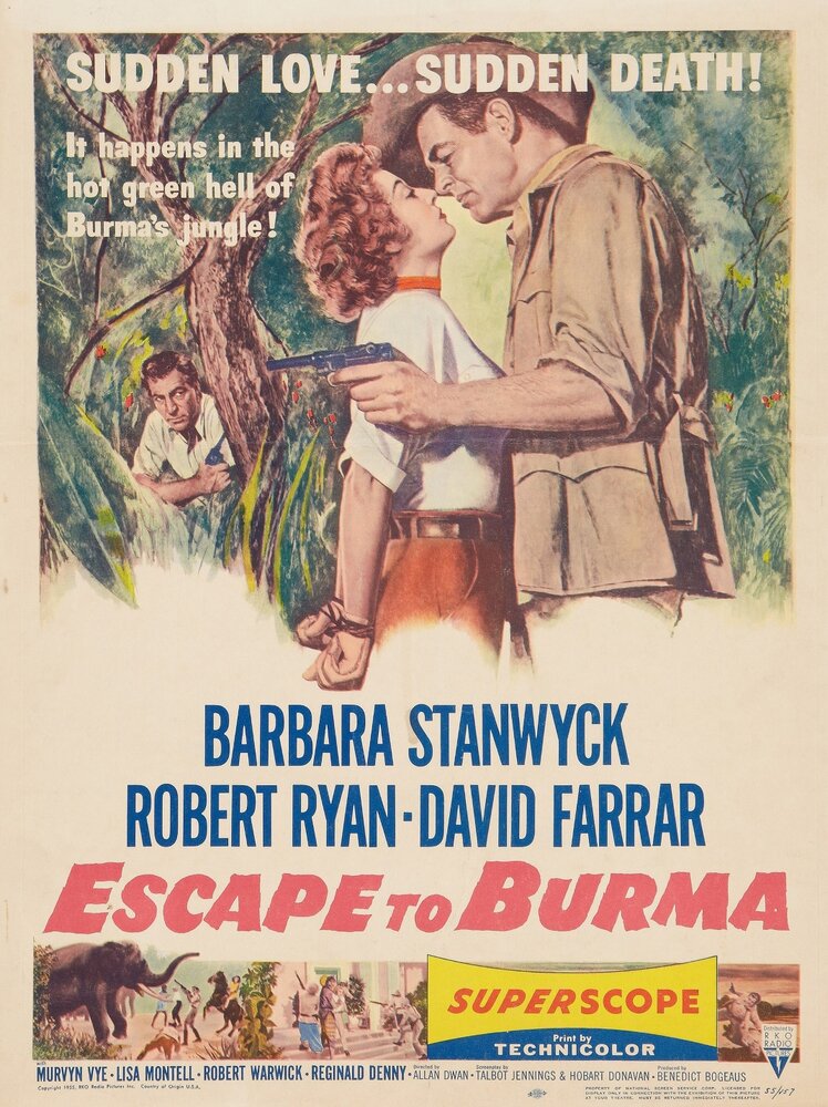 Побег в Бирме (1955) постер