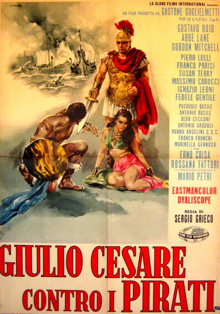 Юлий Цезарь против пиратов (1962) постер