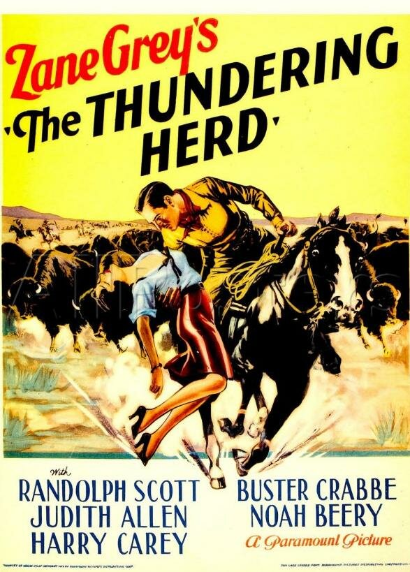 The Thundering Herd (1933) постер