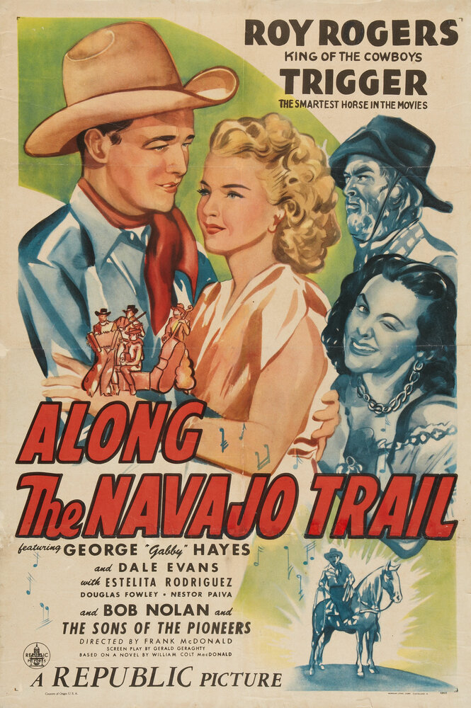 Along the Navajo Trail (1945) постер