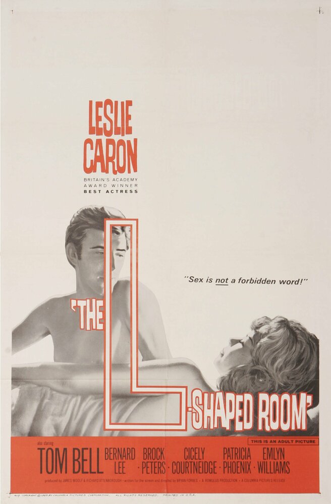 Угловая комната (1962) постер