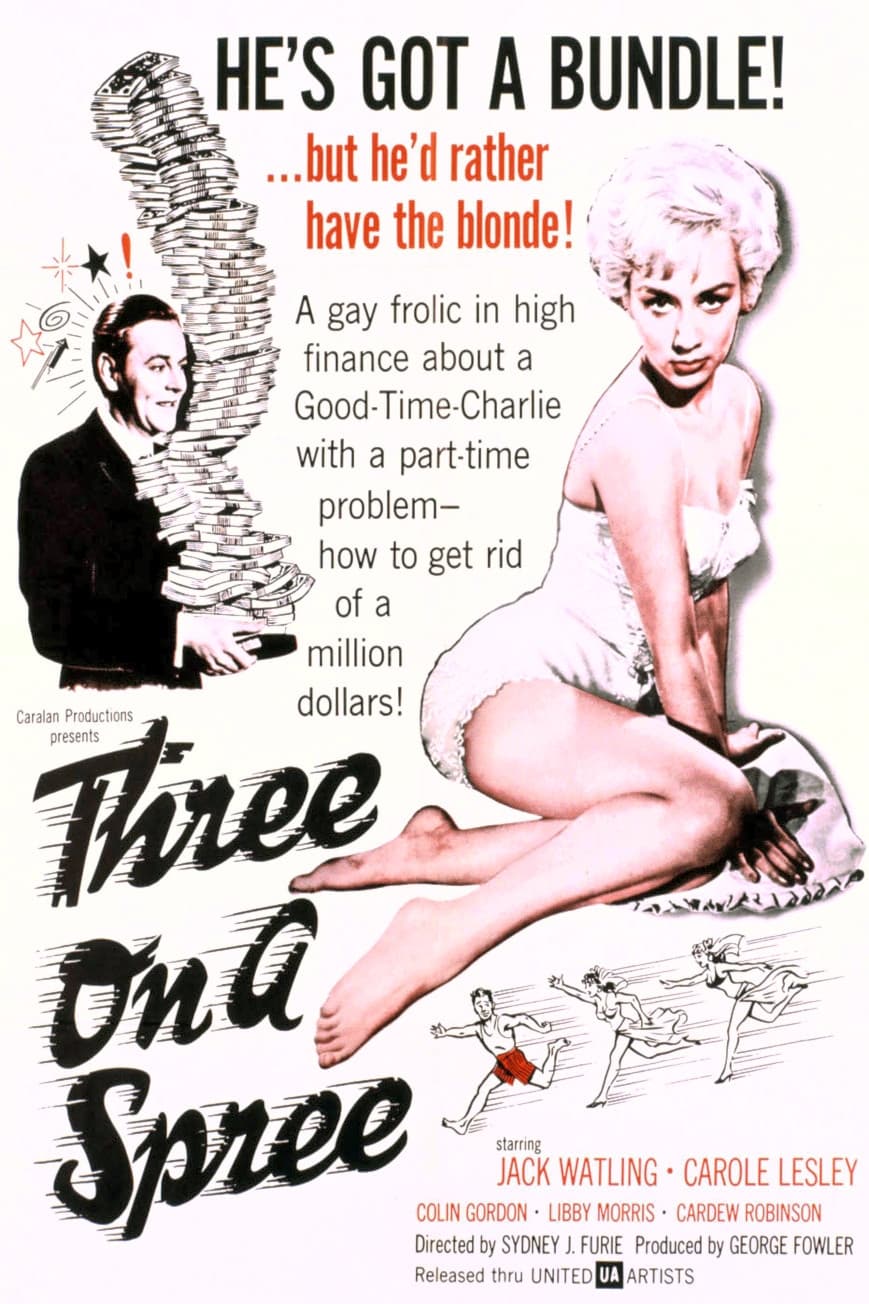Three on a Spree (1961) постер