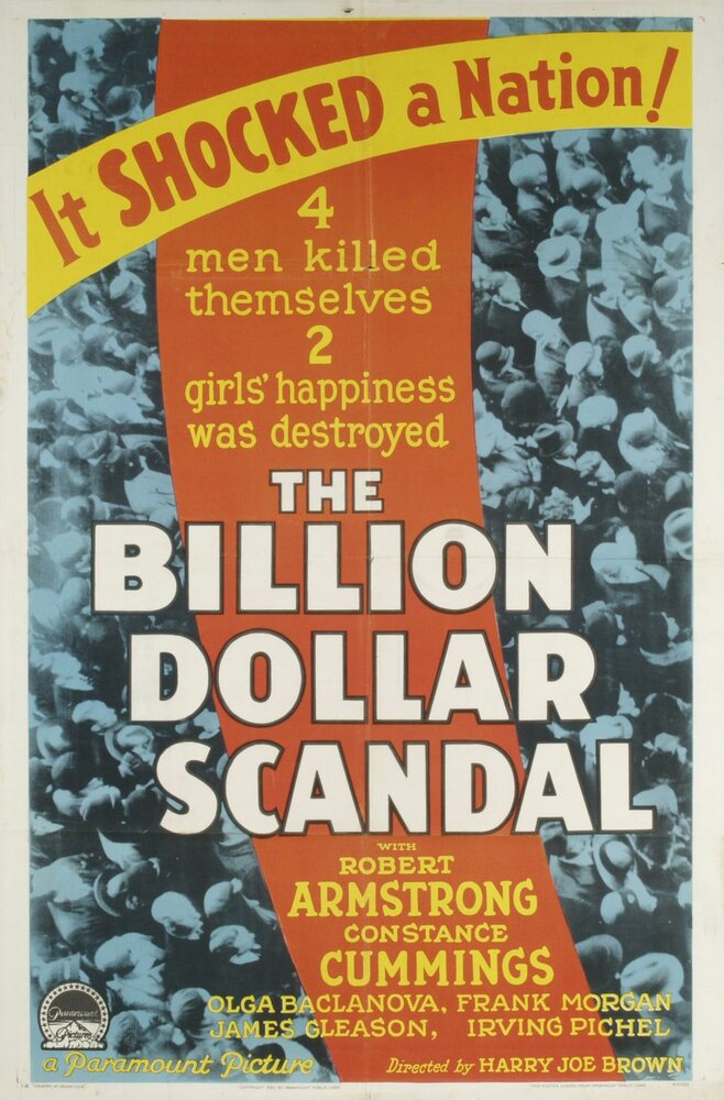 The Billion Dollar Scandal (1933) постер