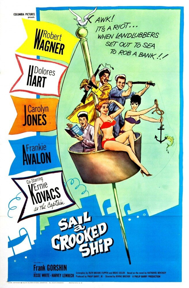 Sail a Crooked Ship (1961) постер