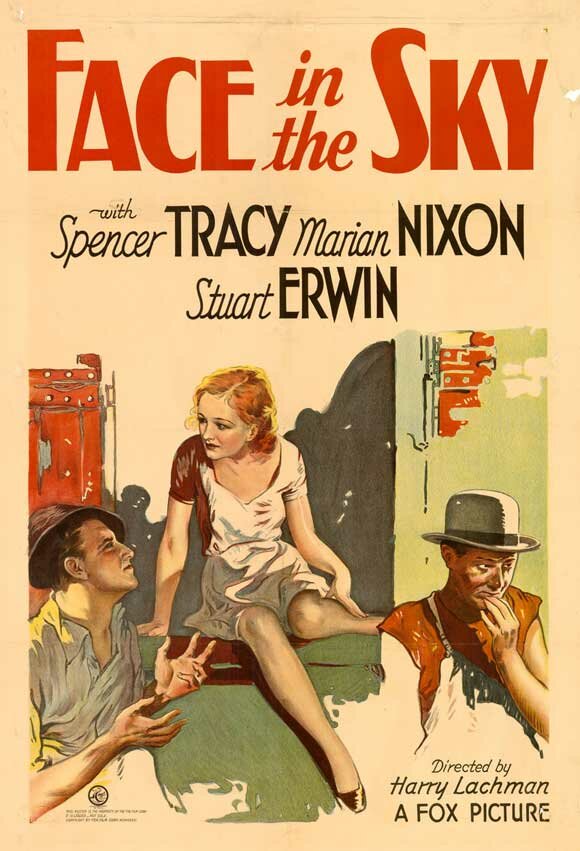 Лицо в небе (1933) постер
