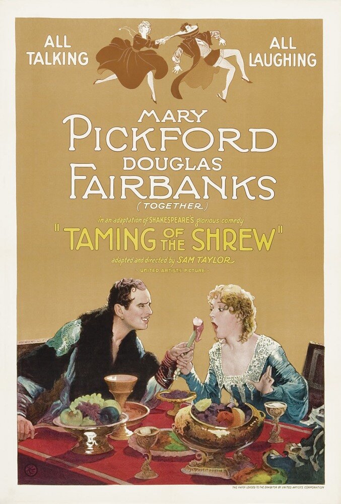 Укрощение строптивой (1929) постер