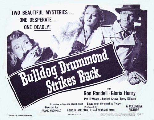 Bulldog Drummond Strikes Back (1947) постер