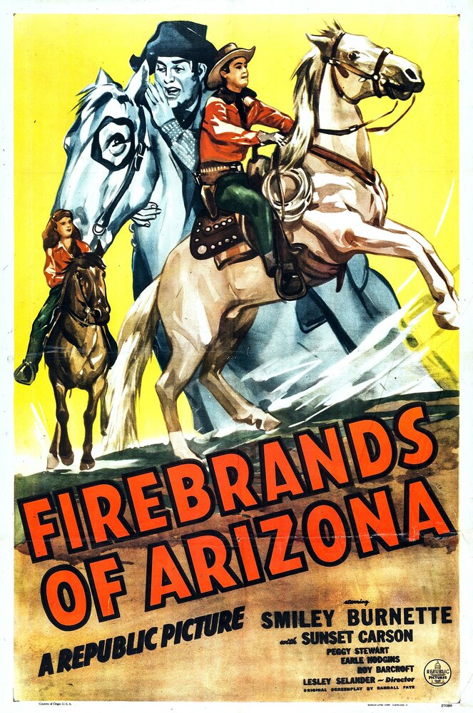 Firebrands of Arizona (1944) постер