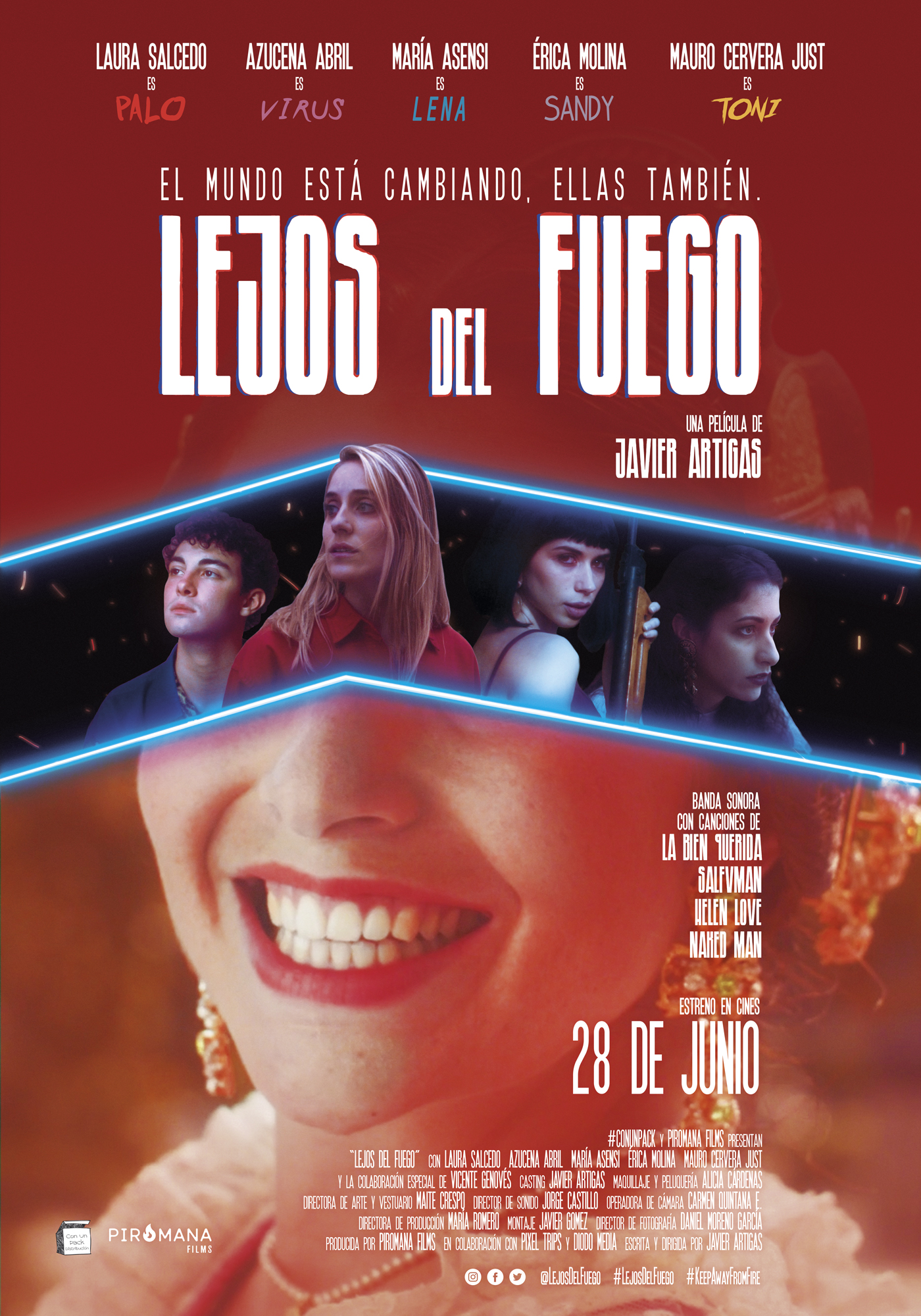 Lejos del fuego (2019) постер