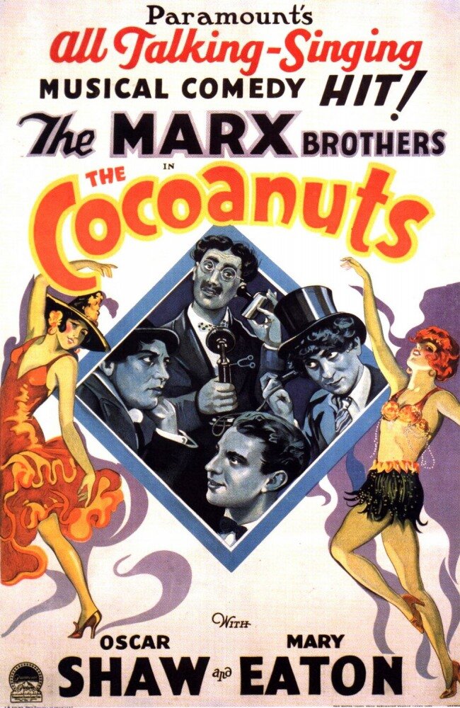 Кокосовые орешки (1929) постер