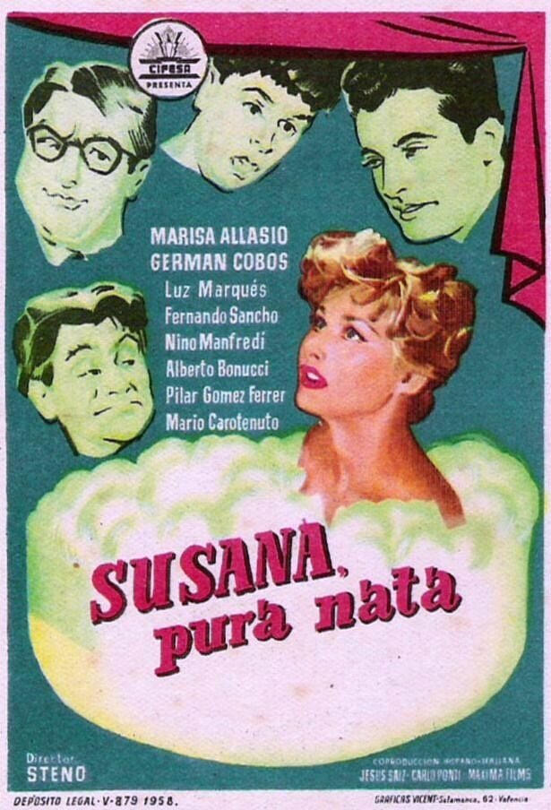 Susanna tutta panna (1957) постер