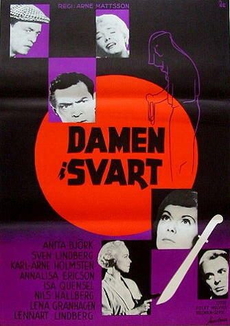 Damen i svart (1958) постер
