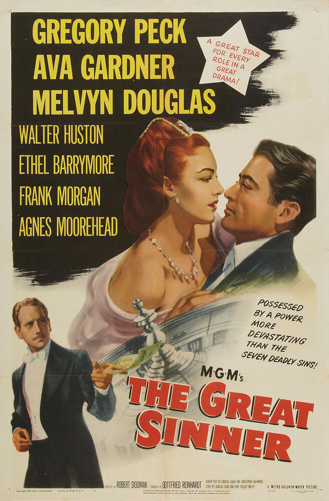 Большой грешник (1949) постер