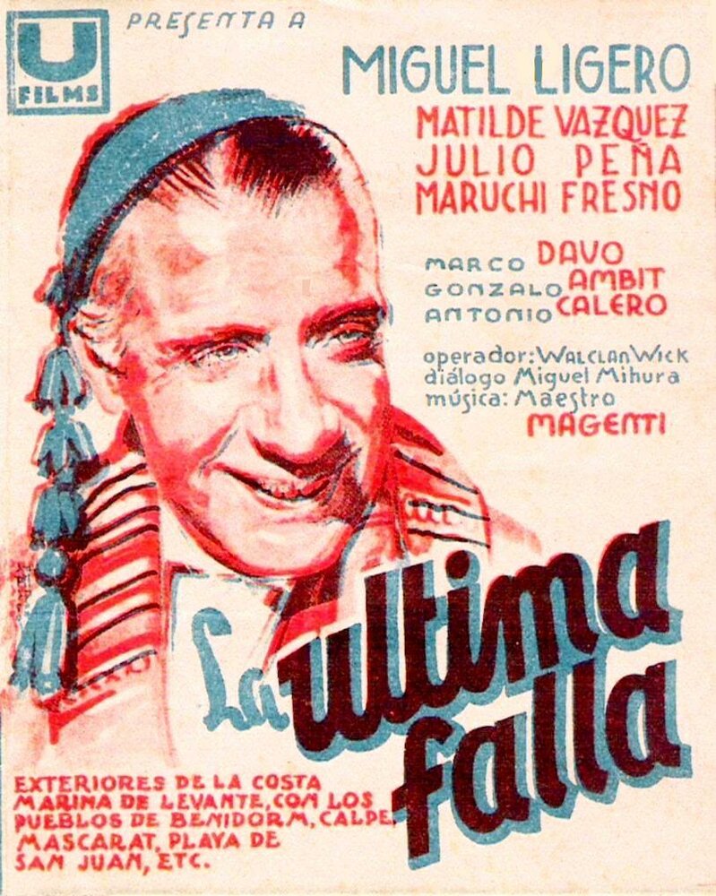 La última falla (1940) постер