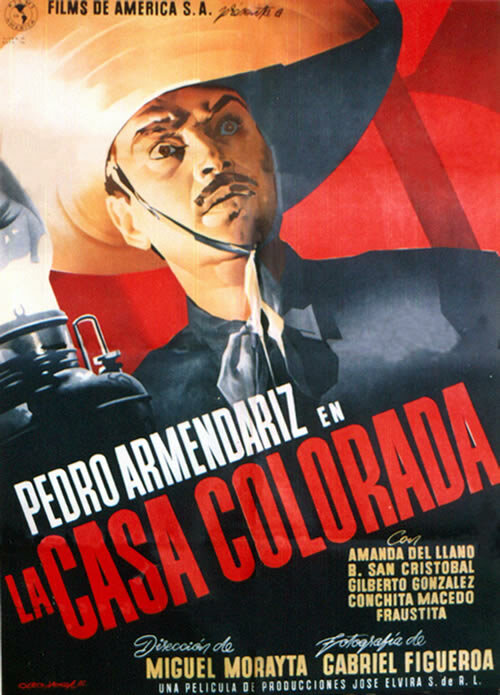 La casa colorada (1947) постер