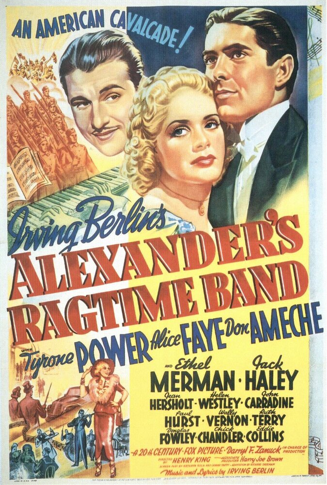 Рэгтайм Бэнд Александра (1938) постер