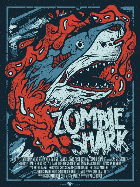 Акулы-зомби (2015) постер