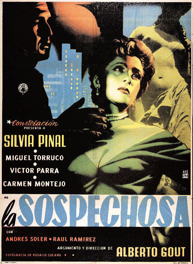 La sospechosa (1955) постер