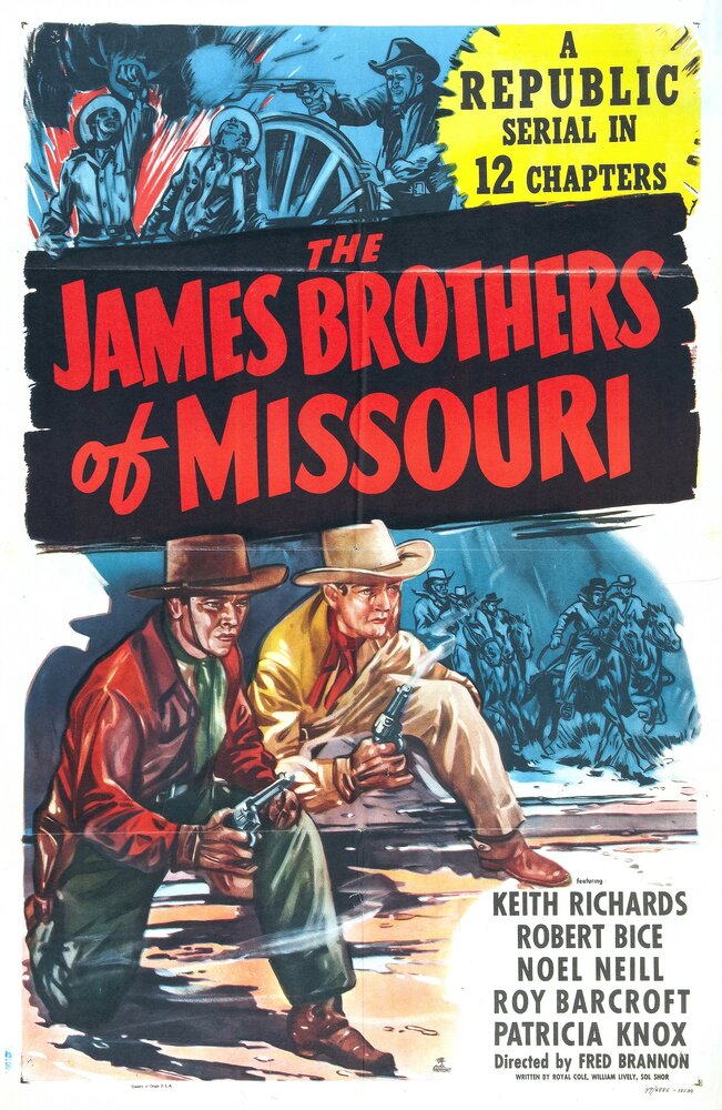 The James Brothers of Missouri (1949) постер