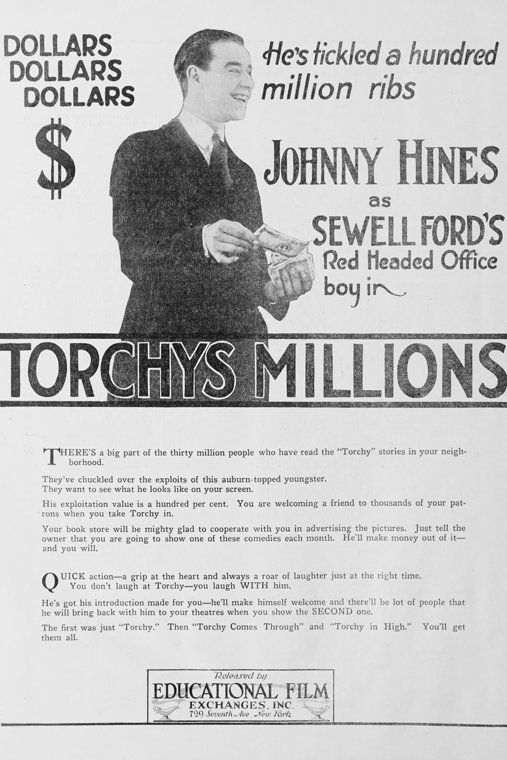 Torchy's Millions (1920) постер