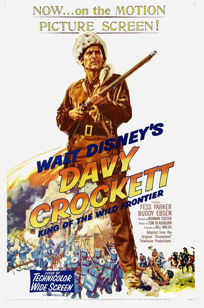 Дэви Крокетт, король диких земель (1955) постер