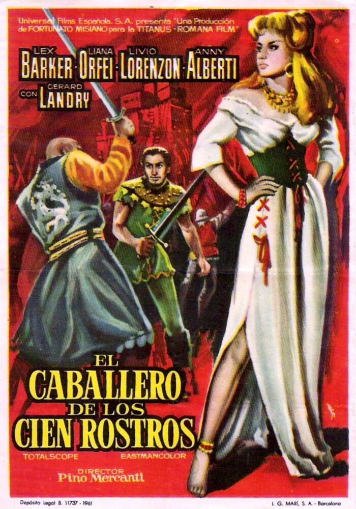 Рыцарь с сотней лиц (1960) постер
