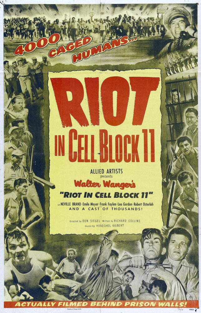 Бунт в тюремном блоке №11 (1954) постер