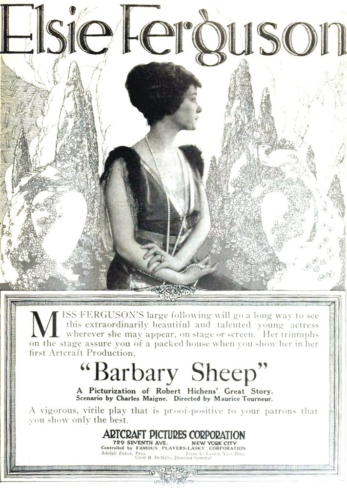 Barbary Sheep (1917) постер