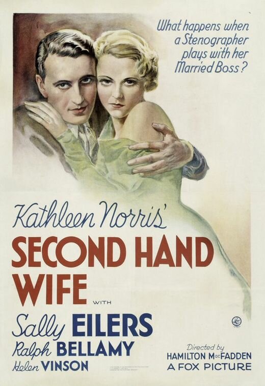 Second Hand Wife (1933) постер