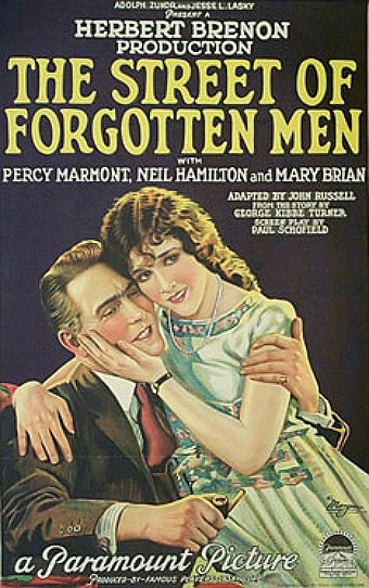 Улица забытых мужчин (1925) постер