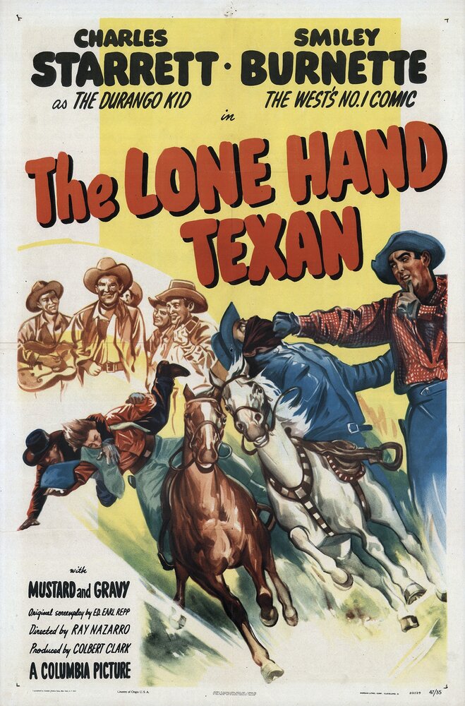The Lone Hand Texan (1947) постер