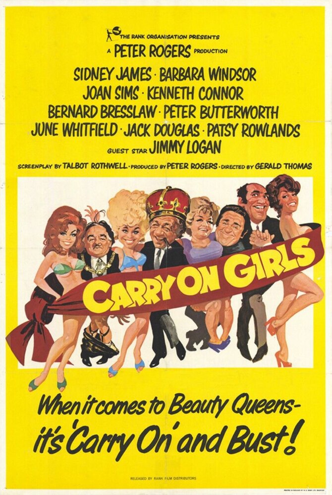 Carry on Girls (1973) постер