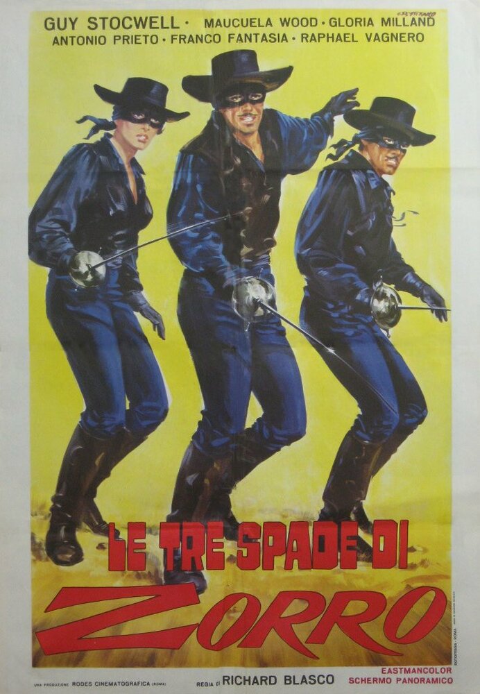 Три шпаги Зорро (1963) постер