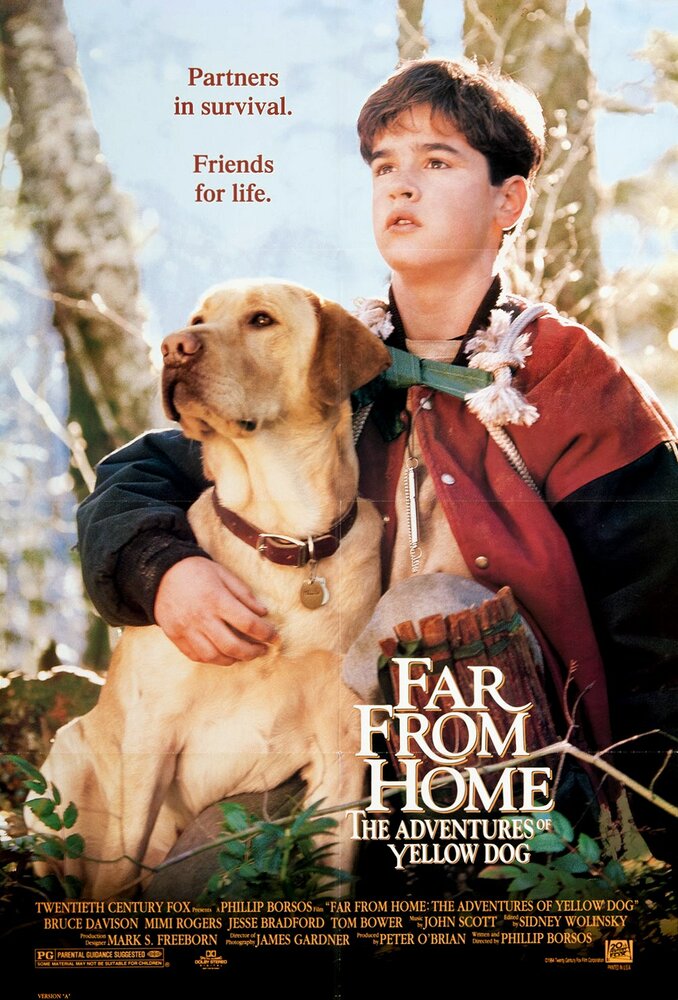 Далеко от дома: Приключения желтого пса (1994) постер