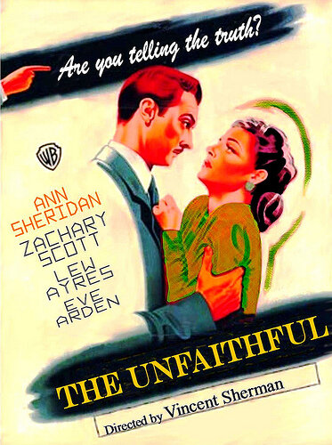 Неверная (1947) постер